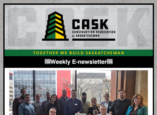 Construction Association of Saskatchewan eNewsletter