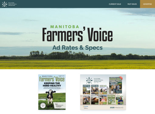 Manitoba Farmers' Voice Ad Rates & Specs