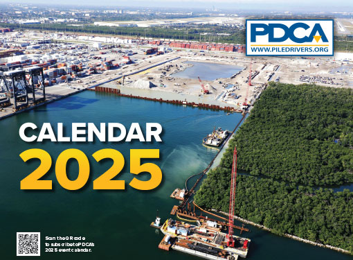 Pile Driving Contractors Association Calendar